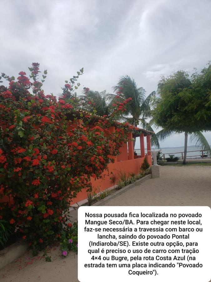 Pousada Grao De Areia Beira Mar Mangue Sêco Eksteriør billede